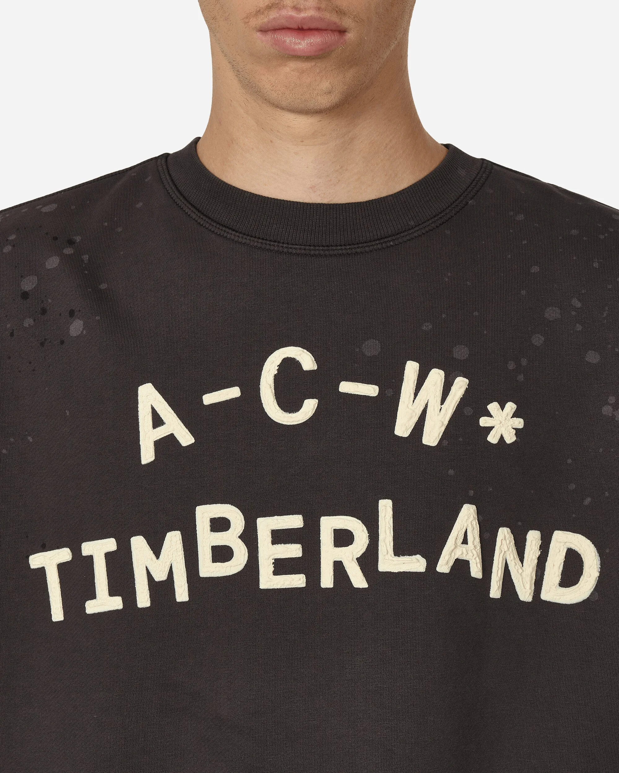 A-COLD-WALL* Back Tree Print Crewneck Sweatshirt Dark Grey
