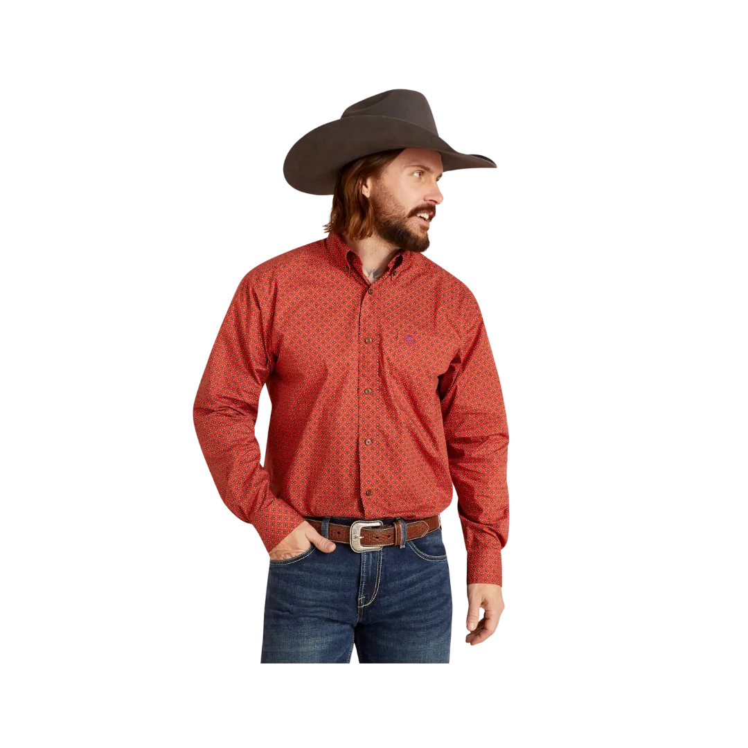 Ariat Men's Samson Classic Fit Terra Rouge Shirt