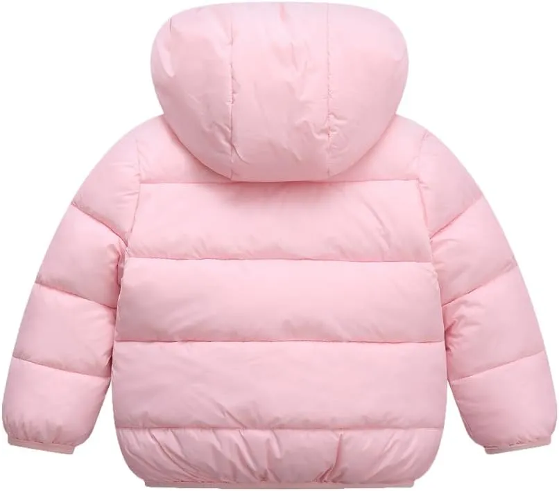 Baby Boys Girls Toddlers Winter Coats Puffer Jacket Hooded Down Snow Jacket Coat Outerwear
