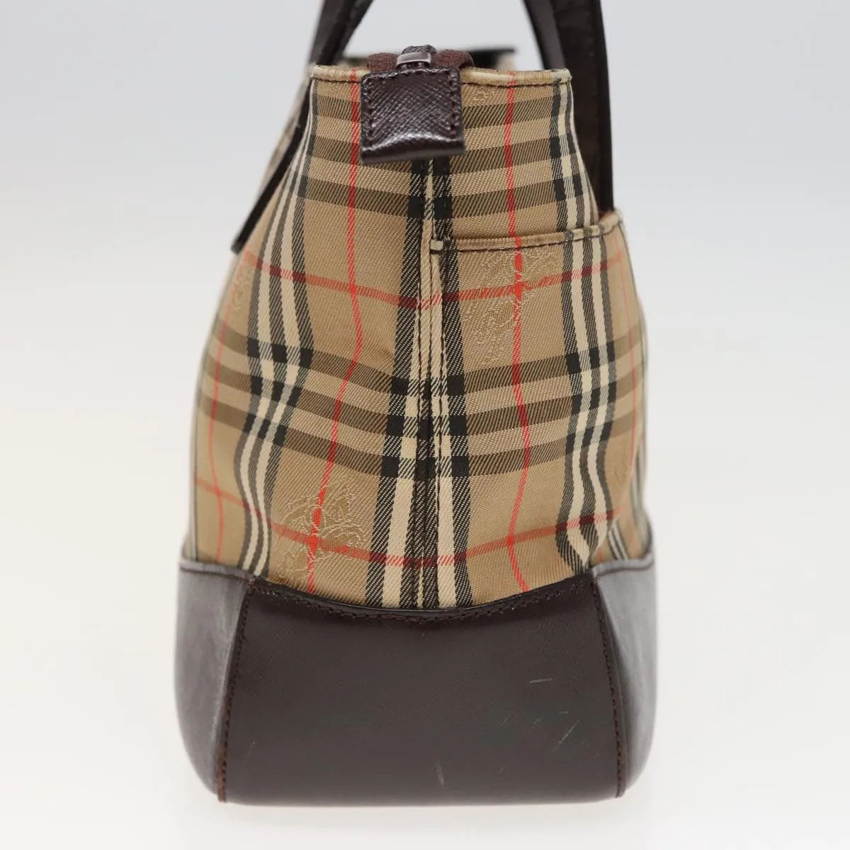 BURBERRY Nova Check Hand Bag Canvas Beige  ep4706