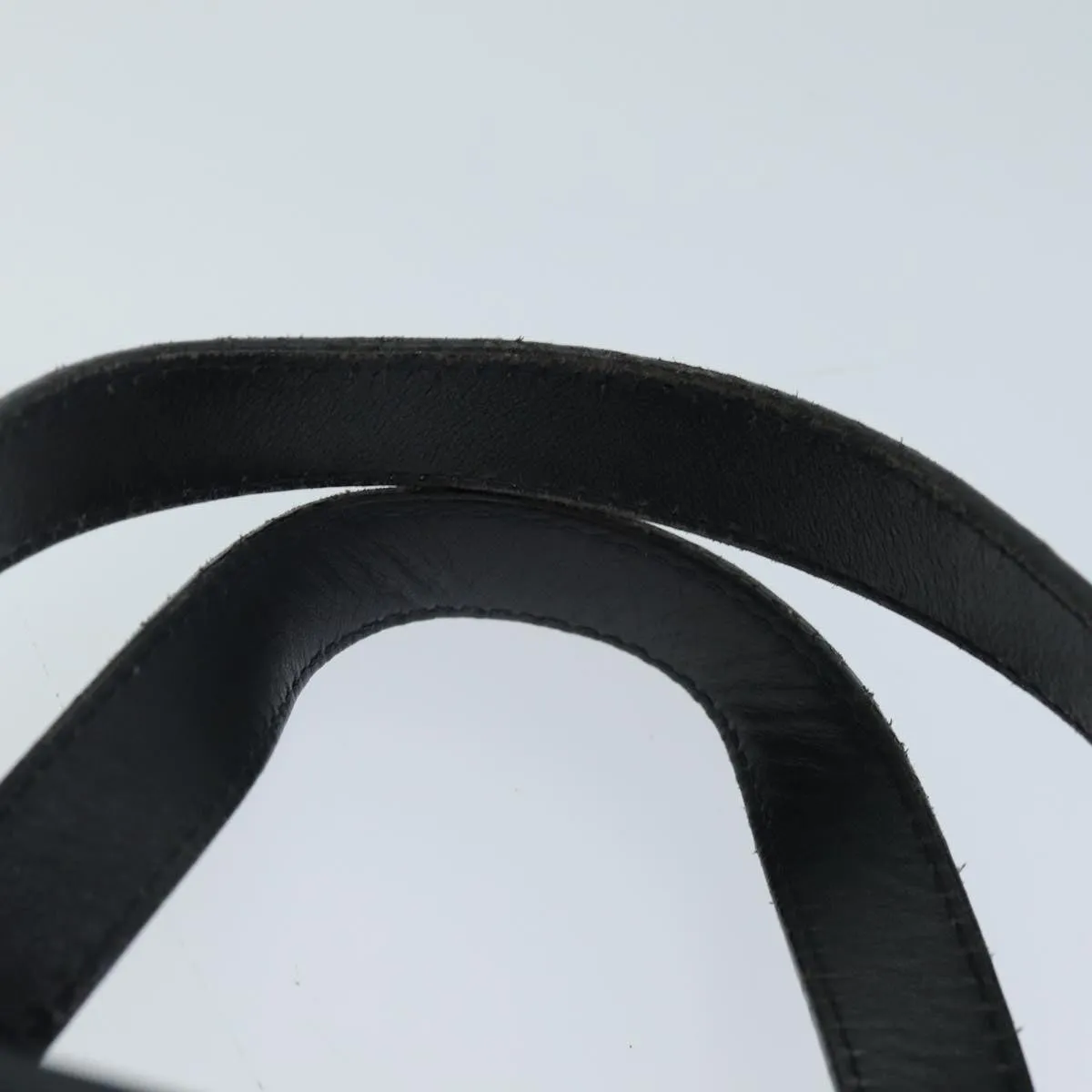 BURBERRY Nova Check Hand Bag Nylon Black  73147