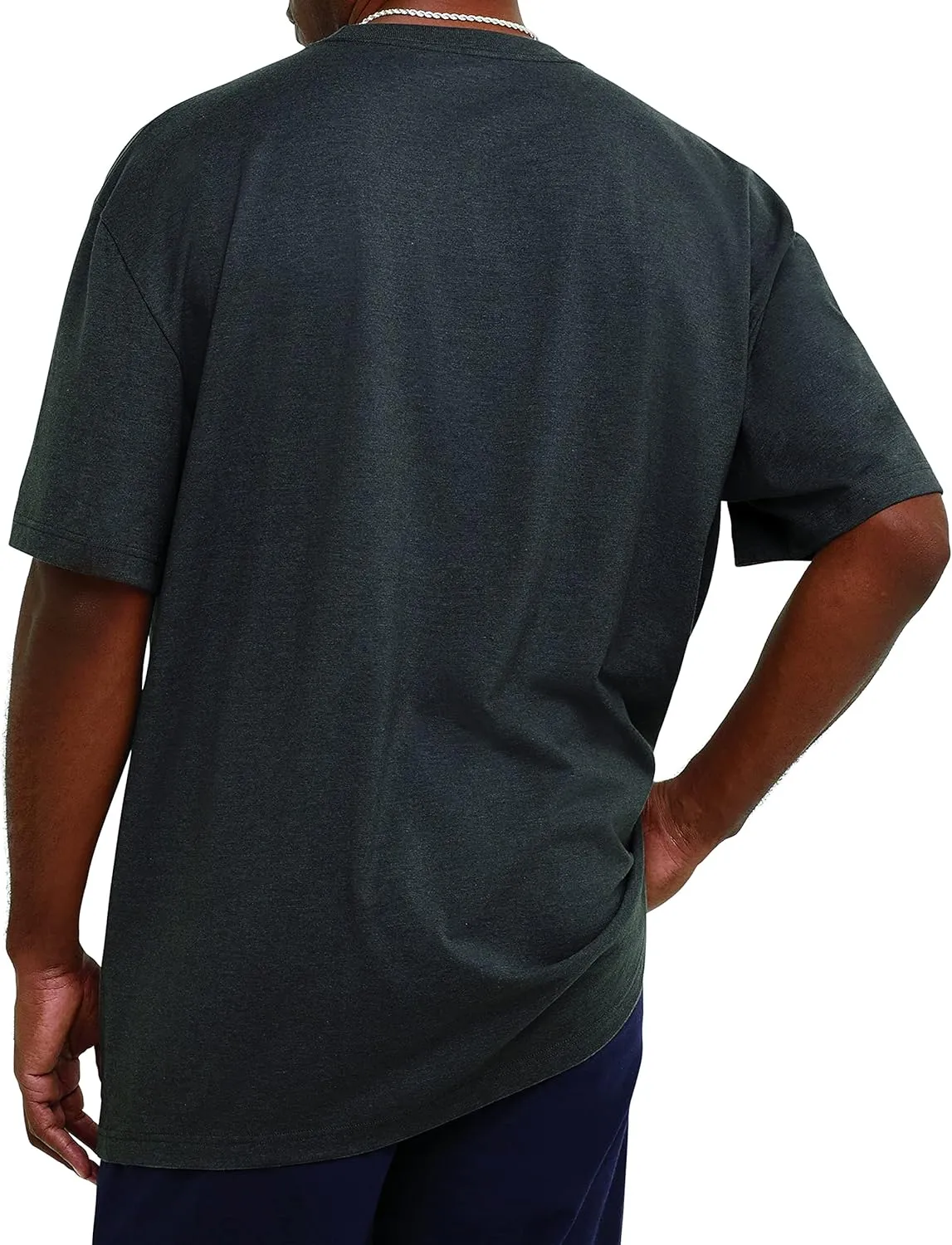 Champion Men's T-Shirt, Classic Graphic T-Shirt, Soft and Comfortable T-Shirts for Men, Script Logo (Reg. or Big & Tall)