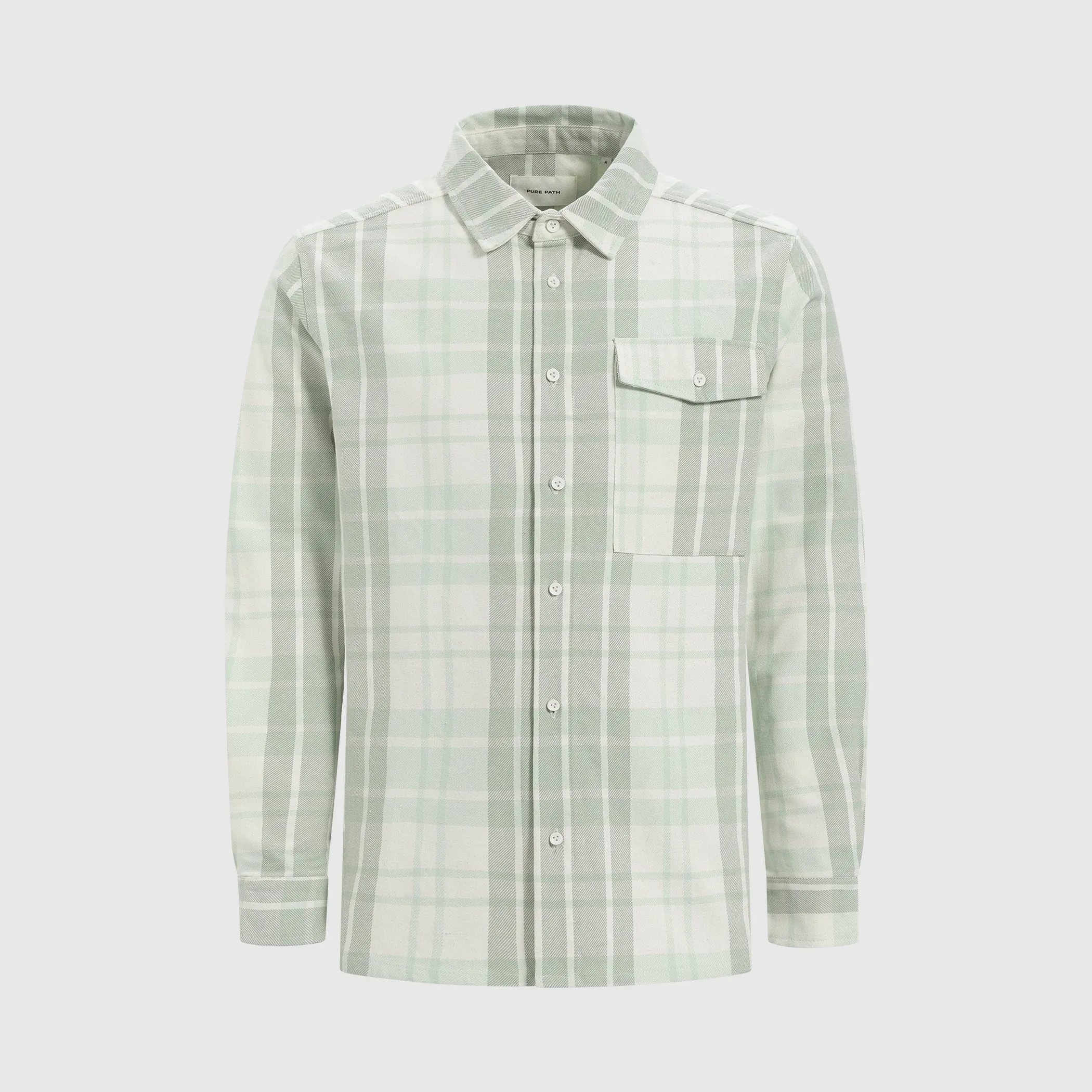 Checked Flannel Shirt | Mint