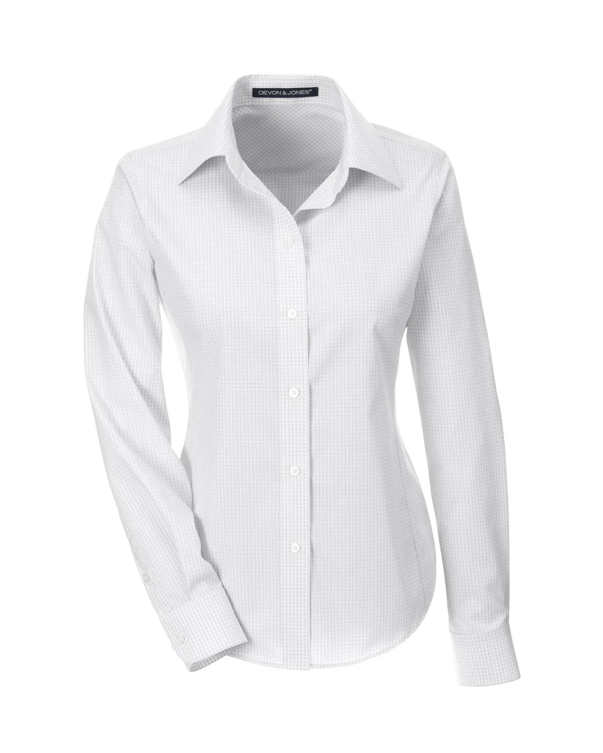 Devon & Jones Ladies' Crown Woven Collection™ Gingham Check