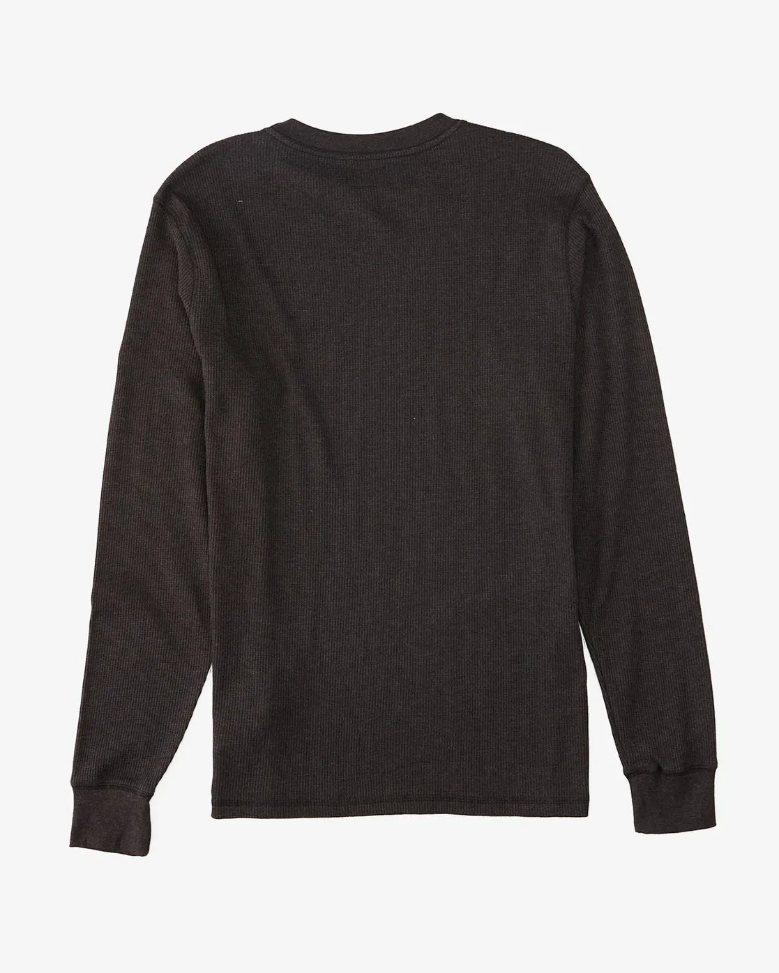 Essential Long Sleeve Thermal Top - Black Heather