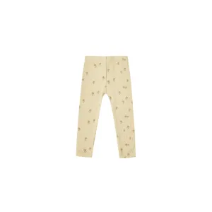 Little Flower Knit Legging, Butter