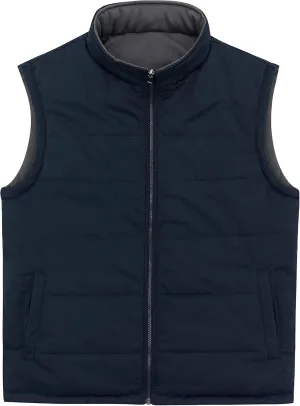 Soularge Men's Big and Tall Winter Thickened Warm Reversible Puffer Vest